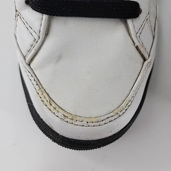 Coogi CW1247 High-Top Sneakers White Black Snakeskin Logo Crest Size 6 - Picture 10 of 10